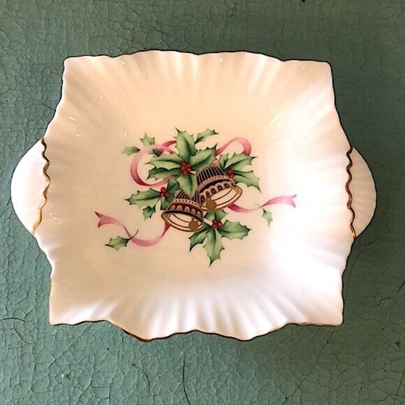 Mikasa Other - Mikasa Ivory Bone China Xmas trinket dish Christmas spirit 82098 Larry Laslo